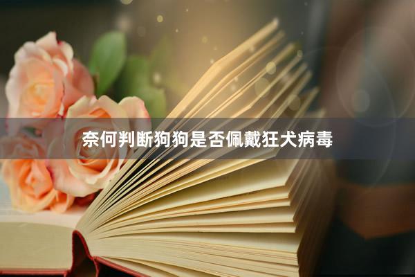 奈何判断狗狗是否佩戴狂犬病毒